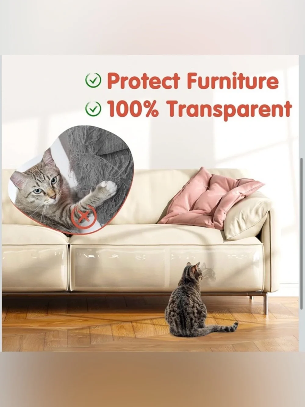 NWT CAT SCRATCH FURNITURE PROTECTOR